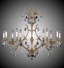 American Brass & Crystal IL9673-2-A-01G-PI - Ten Light Island Pendant